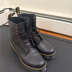 Dr. Martens Black Leather Boots